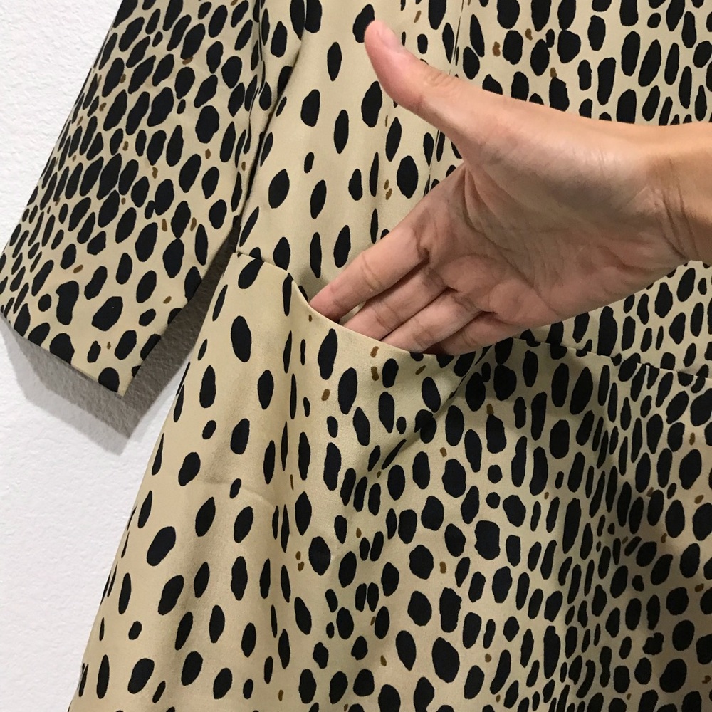 J. Crew Dress Leopard Animal Print - Picture 6 of 6